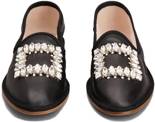 (W) Roger Vivier Slip-On Datar Kulit 'Hitam' RVW7013495091TB999 Lookbook (W) Roger Vivier Slip-On Datar Kulit 'Hitam' RVW7013495091TB999