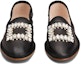 Shop (W) Roger Vivier Kasut Kulit Slip-On Rata 'Hitam' RVW7013495091TB999