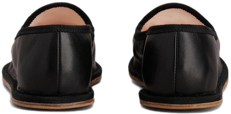 (W) Roger Vivier Slip-On Datar Kulit 'Hitam' RVW7013495091TB999 Shop (W) Roger Vivier Slip-On Datar Kulit 'Hitam' RVW7013495091TB999