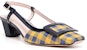 (W) Roger Vivier Kulit Petak Tumit Blok 'Kuning' RVW00625601SDS0ERA