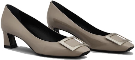 (W) Roger Vivier Zapatos de Piel Punta Cuadrada Tacón Bajo 'Beige' RVW44815280D1PC415 Order (W) Roger Vivier Zapatos de Piel Punta Cuadrada Tacón Bajo 'Beige' RVW44815280D1PC415