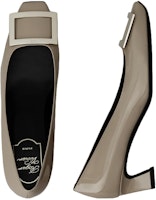(W) Roger Vivier Zapatos de Piel Punta Cuadrada Tacón Bajo 'Beige' RVW44815280D1PC415 Shop (W) Roger Vivier Zapatos de Piel Punta Cuadrada Tacón Bajo 'Beige' RVW44815280D1PC415