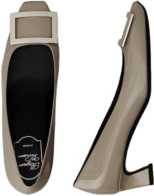 (Women) Roger Vivier Leather Square-Toe Slip-On Block Heel 'Beige' RVW44815280D1PC415 Shop (Women) Roger Vivier Leather Square-Toe Slip-On Block Heel 'Beige' RVW44815280D1PC415