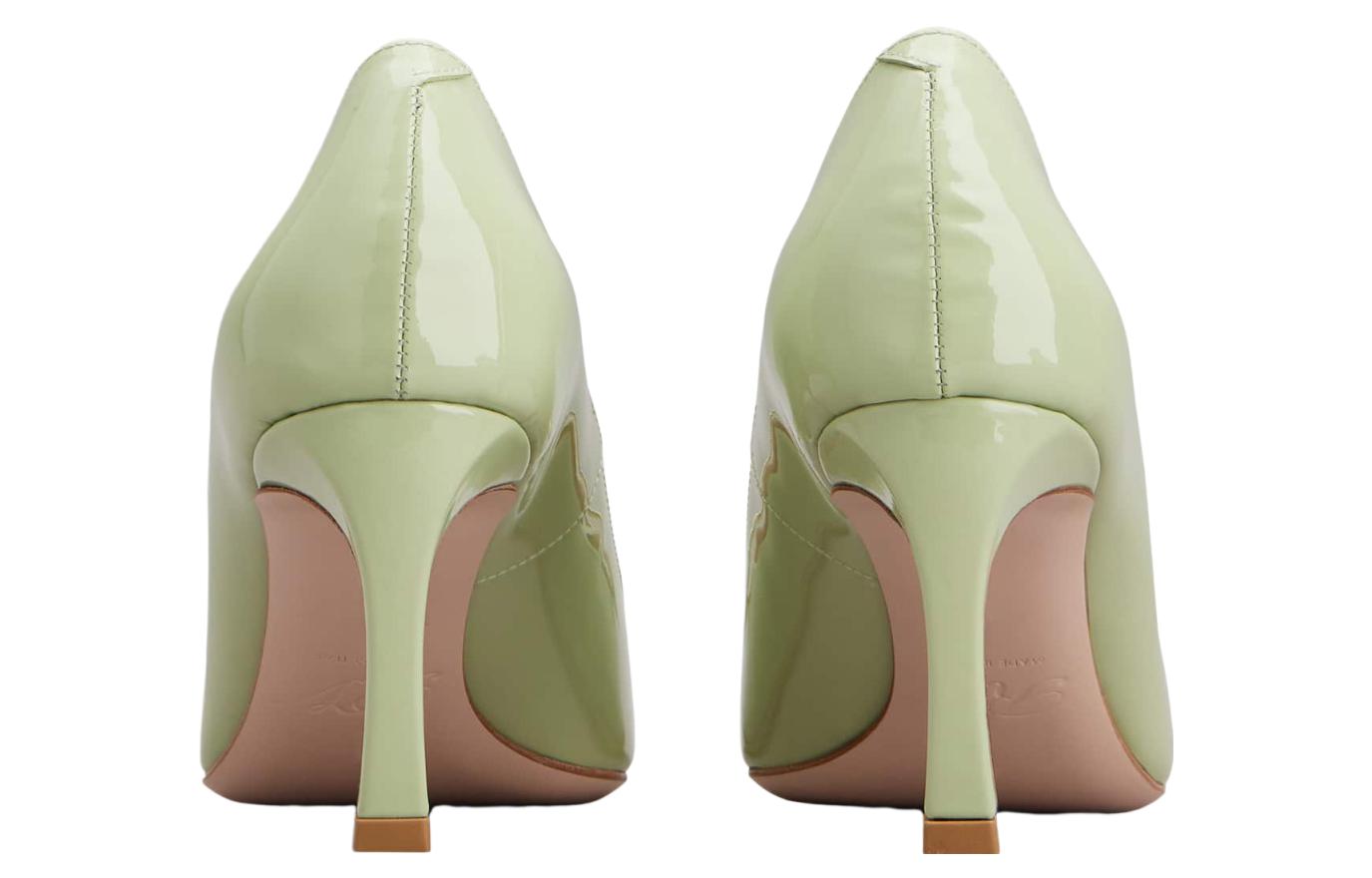 (W) Roger Vivier Leather Stiletto High Heels 7cm 'Green Fashion' 圖 3