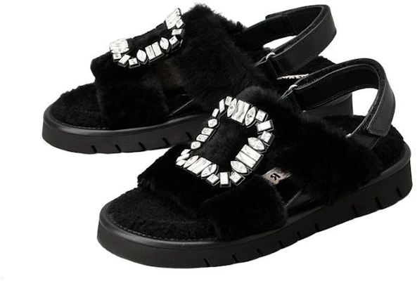 (W) Sandales Mode Velcro Cuir Roger Vivier ''Boucle Cristal Noir'' RVW65434770MFYB999 Lookbook (W) Sandales Mode Velcro Cuir Roger Vivier ''Boucle Cristal Noir'' RVW65434770MFYB999