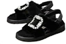 Lookbook (W) Sandales Mode Velcro Cuir Roger Vivier ''Boucle Cristal Noir'' RVW65434770MFYB999