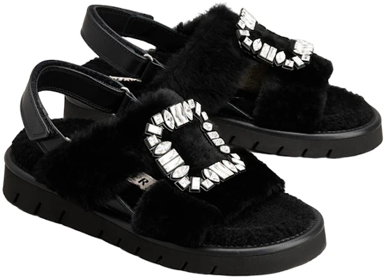 (W) Sandales Mode Velcro Cuir Roger Vivier ''Boucle Cristal Noir'' RVW65434770MFYB999 Shop (W) Sandales Mode Velcro Cuir Roger Vivier ''Boucle Cristal Noir'' RVW65434770MFYB999