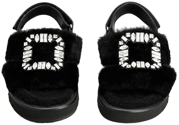 (W) Sandales Mode Velcro Cuir Roger Vivier ''Boucle Cristal Noir'' RVW65434770MFYB999 Purchase (W) Sandales Mode Velcro Cuir Roger Vivier ''Boucle Cristal Noir'' RVW65434770MFYB999