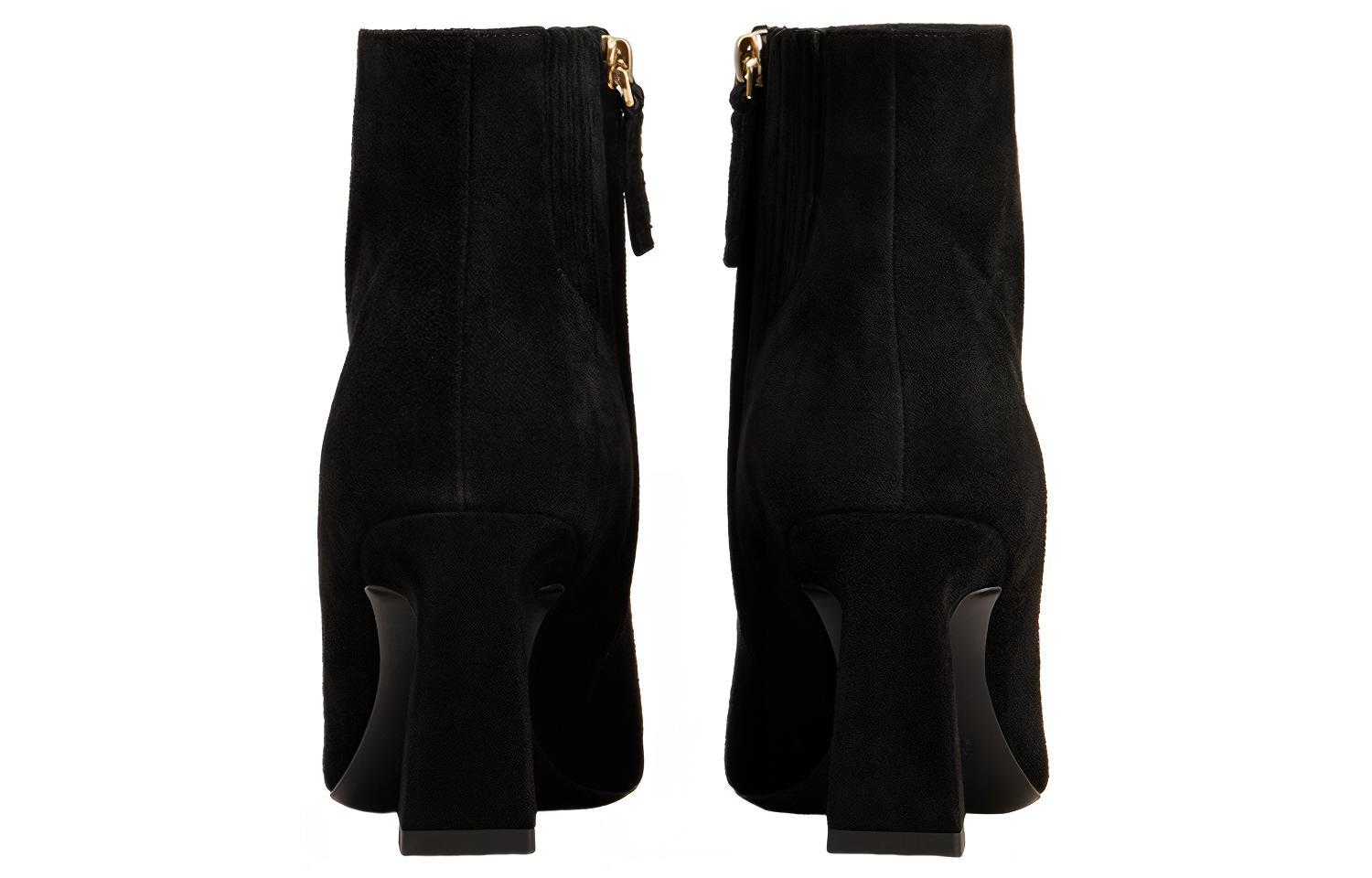 (W) Roger Vivier Leather Zipper Buckle Ankle Boot 'Black' 圖 4