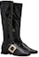Lookbook (W) Roger Vivier But Hitam dengan Zip dan Gesper Kulit RVW54033640EBWB999