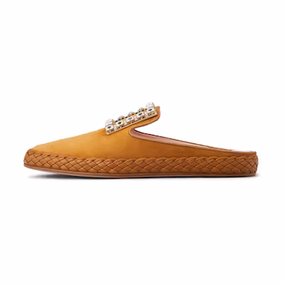 (W) Roger Vivier Lounge Mule 'Yellow Buckle'