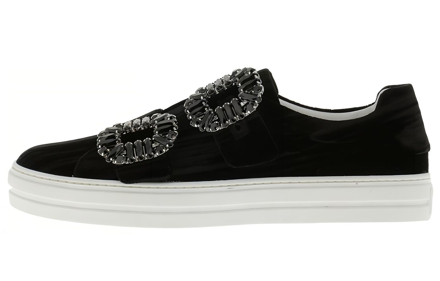 Buy (W) Roger Vivier Slip-On Top Rendah 'Fesyen Hitam' RVW40319991JERB999
