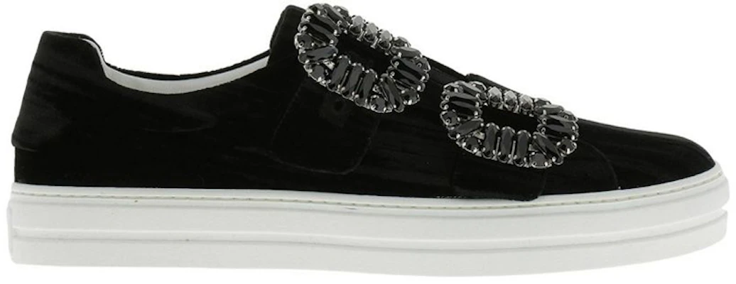 (W) Roger Vivier Slip-On Top Rendah 'Fesyen Hitam' RVW40319991JERB999 Order (W) Roger Vivier Slip-On Top Rendah 'Fesyen Hitam' RVW40319991JERB999