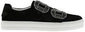 Order (W) Roger Vivier Slip-On Top Rendah 'Fesyen Hitam' RVW40319991JERB999