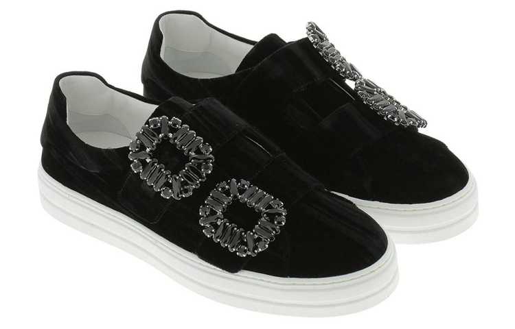 Lookbook (W) Roger Vivier Slip-On Top Rendah 'Fesyen Hitam' RVW40319991JERB999