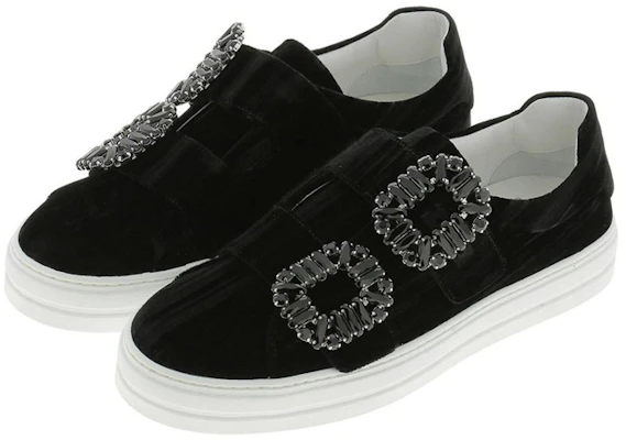 (W) Roger Vivier Slip-On Top Rendah 'Fesyen Hitam' RVW40319991JERB999 Shop (W) Roger Vivier Slip-On Top Rendah 'Fesyen Hitam' RVW40319991JERB999