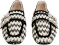 Lookbook (Women) Roger Vivier Mesh 'Black White Slip-On Loafer' RVW63034840RRA5T96
