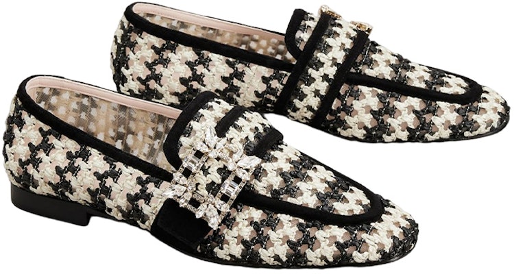 (Women) Roger Vivier Mesh 'Black White Slip-On Loafer' RVW63034840RRA5T96 Order (Women) Roger Vivier Mesh 'Black White Slip-On Loafer' RVW63034840RRA5T96