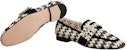 (W) Roger Vivier Kasut Sarung Jaring 'Hitam Putih' RVW63034840RRA5T96