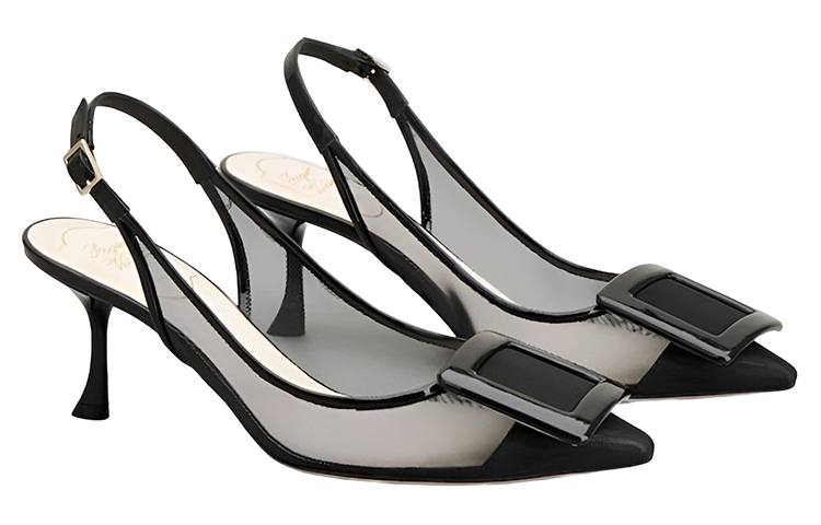 Order (W) Roger Vivier Tacones Altos de Malla 'Hebilla Negra' RVW61833540J9UB999