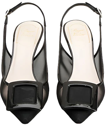 (W) Roger Vivier Tacones Altos de Malla 'Hebilla Negra' RVW61833540J9UB999 Lookbook (W) Roger Vivier Tacones Altos de Malla 'Hebilla Negra' RVW61833540J9UB999