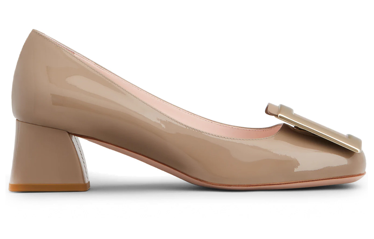 (W) Roger Vivier Metal Buckle Pumps 'Deep Khaki' 圖 2