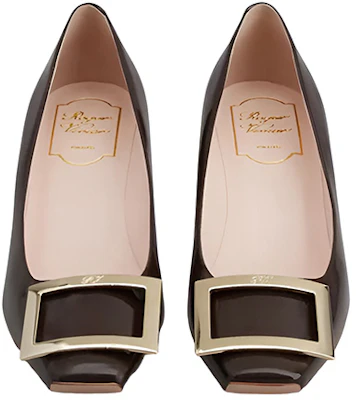 (Women) Roger Vivier Mid-Heel 'Burgundy Patent Leather Buckle' RVW44815280D1PL811 Lookbook (Women) Roger Vivier Mid-Heel 'Burgundy Patent Leather Buckle' RVW44815280D1PL811