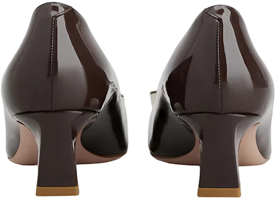(Women) Roger Vivier Mid-Heel 'Burgundy Patent Leather Buckle' RVW44815280D1PL811 Shop (Women) Roger Vivier Mid-Heel 'Burgundy Patent Leather Buckle' RVW44815280D1PL811