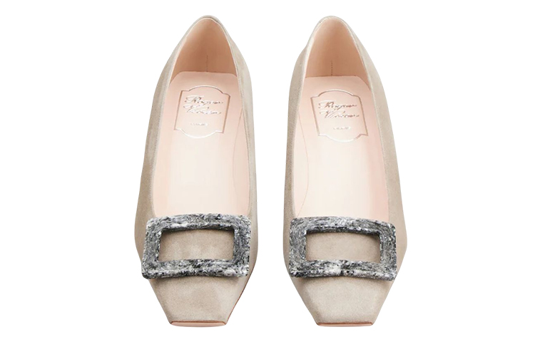 (W) Roger Vivier Mid-Heel 'Grey Suede' 圖 3