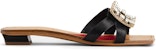 (W) Roger Vivier Mini Broche Vivier 'Hitam' RVW63231220BSSB999