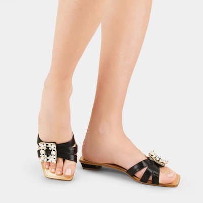 (Women) Roger Vivier Mini Broche Vivier 'Black' RVW63231220BSSB999 Purchase (Women) Roger Vivier Mini Broche Vivier 'Black' RVW63231220BSSB999