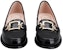 (W) Roger Vivier Morsetto Loafers 'Hitam Patent Buckle Logam' RVW70035000MRKB999