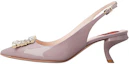Buy (W) Roger Vivier Lakleren Kristal Gesp Puntige Stiletto Sandalen ''Paars'' RVW63834500D1PL231