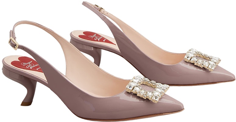(Women) Roger Vivier Patent Crystal Buckle Pointed Toe Stiletto Sandal 'Purple' RVW63834500D1PL231 Order (Women) Roger Vivier Patent Crystal Buckle Pointed Toe Stiletto Sandal 'Purple' RVW63834500D1PL231