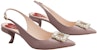 (W) Roger Vivier Sandal Tumit Runcing Gesper Kristal Berkilat 'Ungu' RVW63834500D1PL231