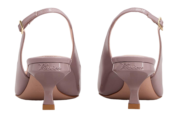 Shop (W) Roger Vivier Lakleren Kristal Gesp Puntige Stiletto Sandalen ''Paars'' RVW63834500D1PL231