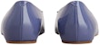 (W) Roger Vivier Kasut Rata Patent 'Buckle Logam Hujung Petak Biru' RVW40415280D1PU822