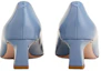 Shop (Women) Roger Vivier Patent Leather 4.5cm 'Metal Buckle Light Blue Block Heel' RVW44815280D1PU011
