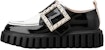 (W) Roger Vivier Platform Kulit Hitam 'Crystal Buckle' RVW64632390MRK0001