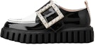 Buy (W) Roger Vivier Platform Kulit Hitam 'Crystal Buckle' RVW64632390MRK0001