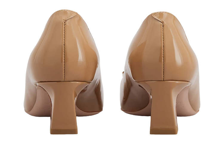 (W) Roger Vivier Patent Leather 'Metal Buckle Brown' 圖 4