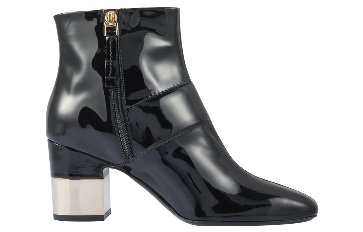 Order (Women) Roger Vivier Patent Leather Ankle Boot 'Black Fashion' RVW47022460D1PB999