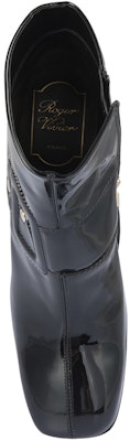 (Women) Roger Vivier Patent Leather Ankle Boot 'Black Fashion' RVW47022460D1PB999 Lookbook (Women) Roger Vivier Patent Leather Ankle Boot 'Black Fashion' RVW47022460D1PB999