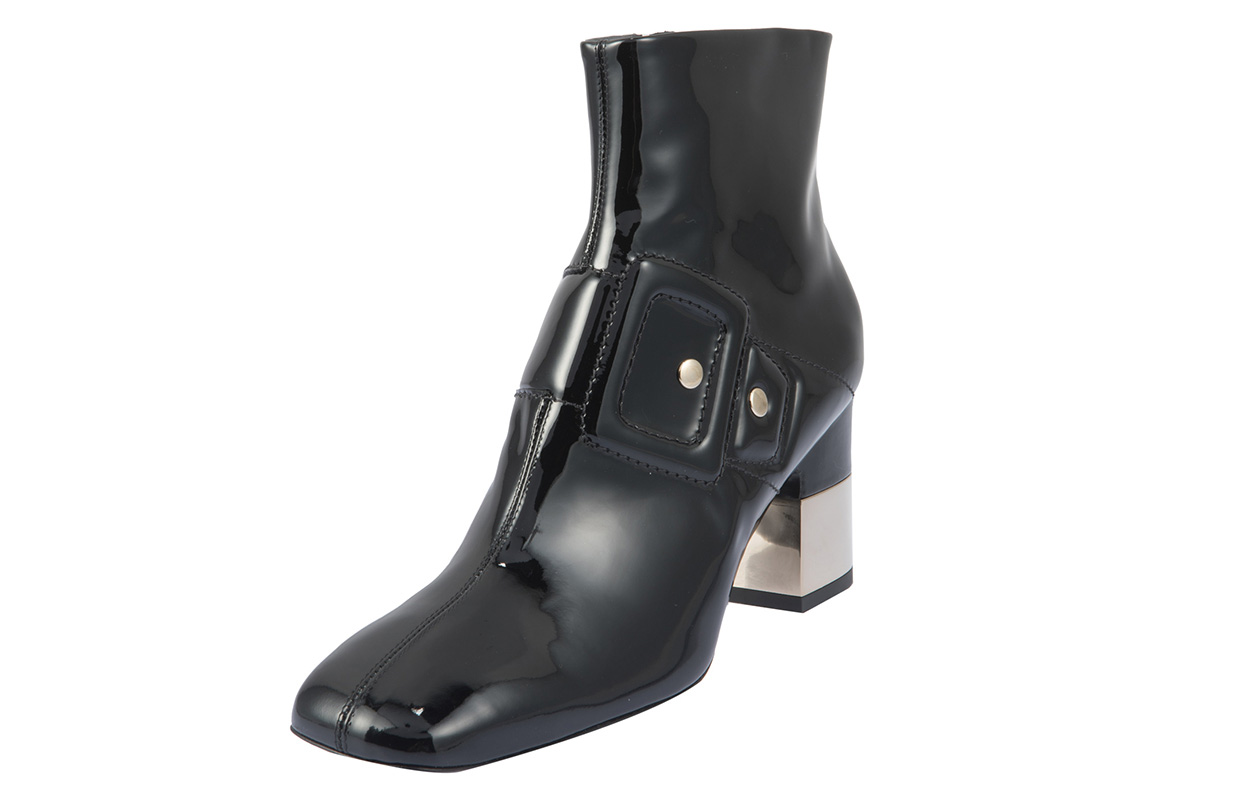 Shop (Women) Roger Vivier Patent Leather Ankle Boot 'Black Fashion' RVW47022460D1PB999