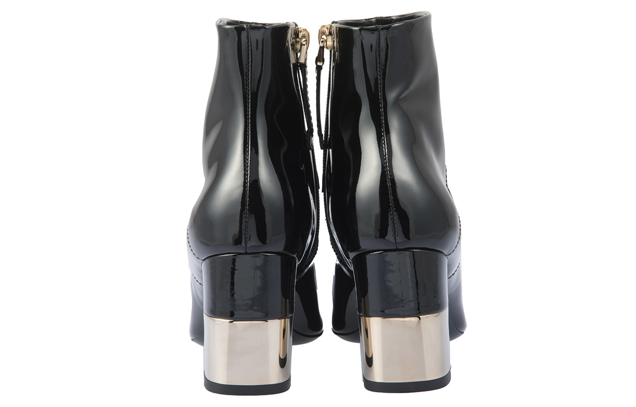 Purchase (Women) Roger Vivier Patent Leather Ankle Boot 'Black Fashion' RVW47022460D1PB999