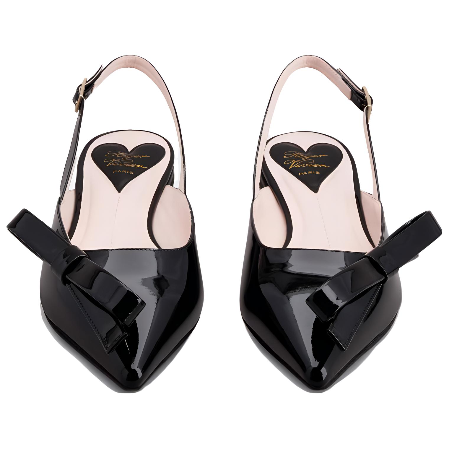 (W) Roger Vivier Patent Leather Buckle Pointed-Toe Sneaker 'Black' 圖 3