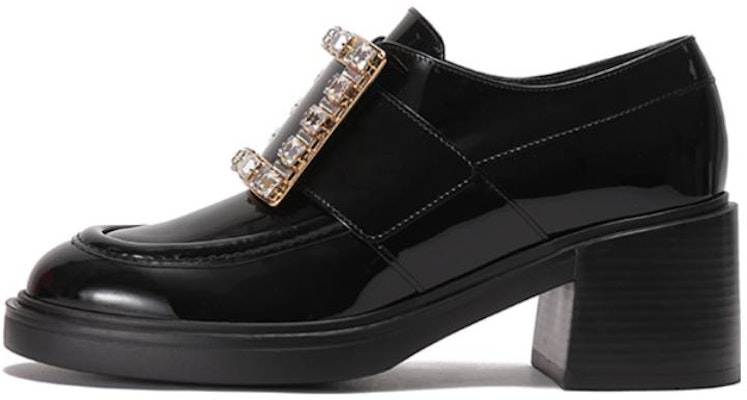 (W) Roger Vivier Kasut Kulit Patent Tumit Chunky Platform 'Hitam' RVW59834630D1P9999 Buy (W) Roger Vivier Kasut Kulit Patent Tumit Chunky Platform 'Hitam' RVW59834630D1P9999