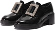 Lookbook (W) Roger Vivier Kasut Kulit Patent Tumit Chunky Platform 'Hitam' RVW59834630D1P9999