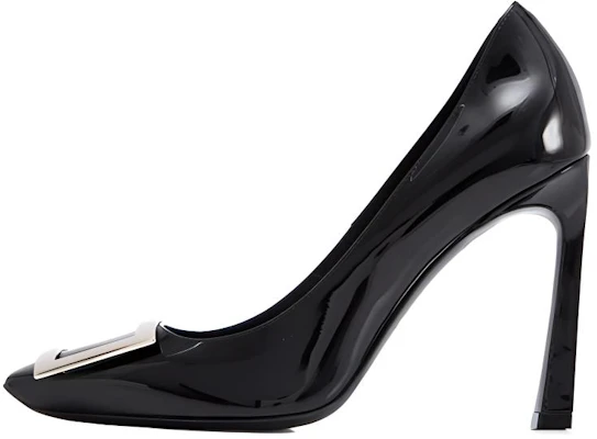 (W) Roger Vivier Zapatillas de Tacón Alto de Charol 'Negro' RVW40115280D1PB999 Buy (W) Roger Vivier Zapatillas de Tacón Alto de Charol 'Negro' RVW40115280D1PB999