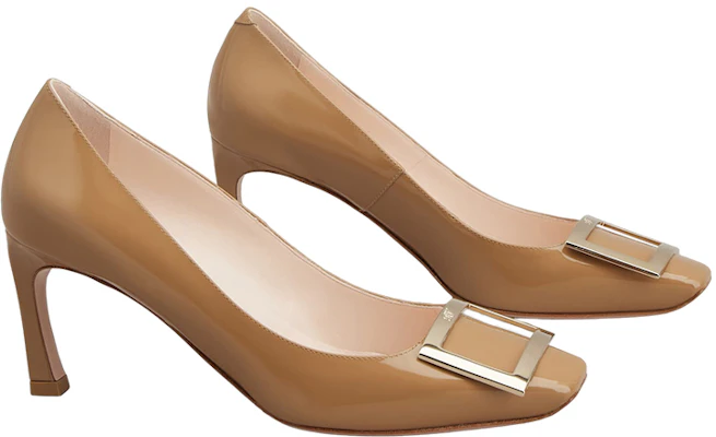 (W) Roger Vivier 漆皮高跟鞋7厘米'金属扣褐色' RVW40015280D1PS014 Lookbook (W) Roger Vivier 漆皮高跟鞋7厘米'金属扣褐色' RVW40015280D1PS014